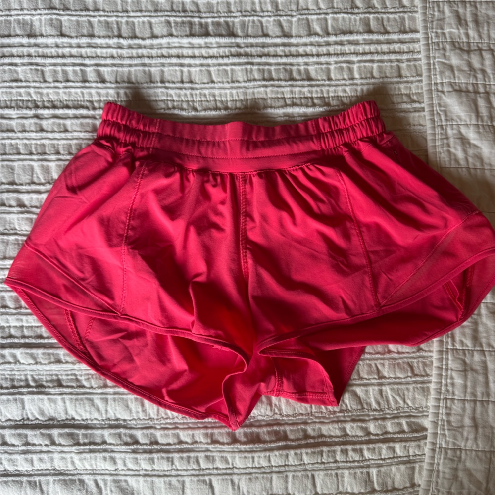 Lululemon Athletica Pink Athletic Shorts Hotty hot 2.5 in
